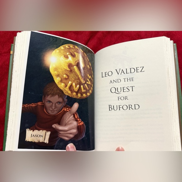 HARDBACK THE DEMIGOD DIARIES YOUNG ADULT BOOK WITH GRAPHICS NO WRITING CREASES - Picture 10 of 11